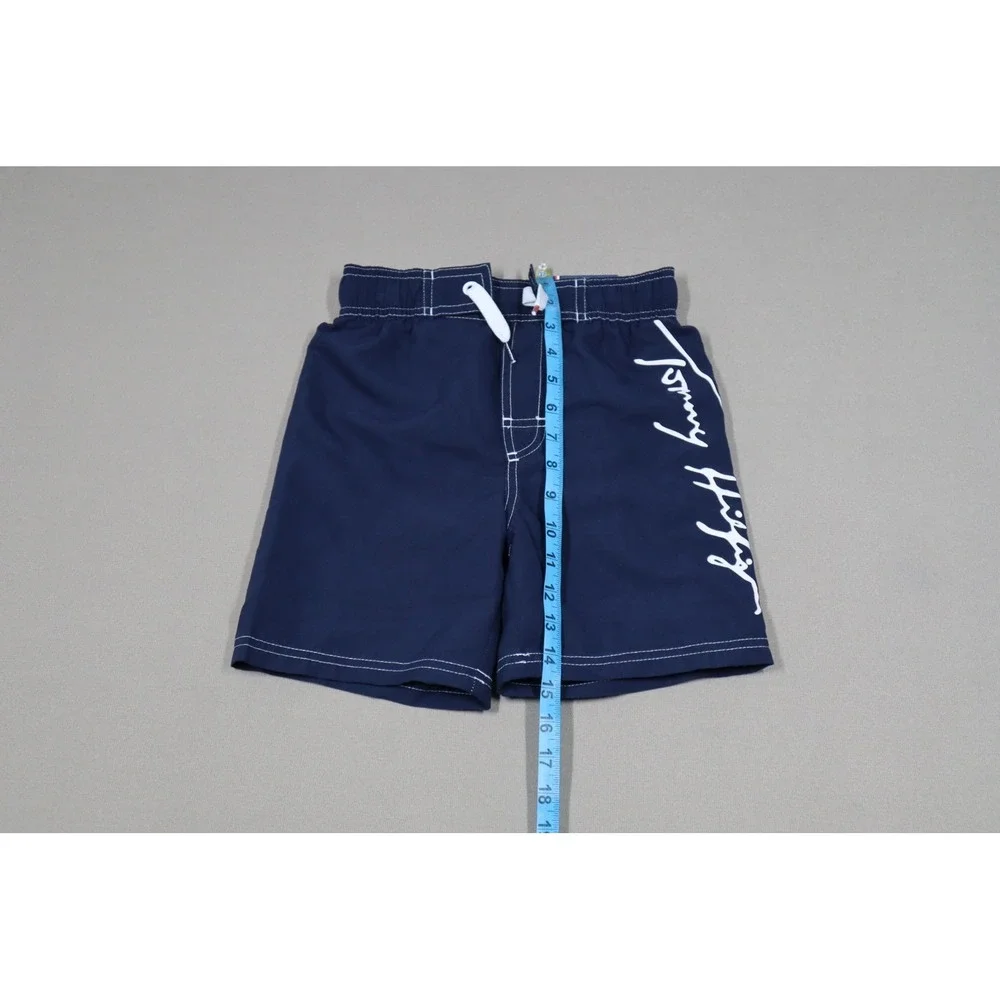 Tommy Hilfiger Kids Tommy Script Graphic Boardshorts -‎ Navy Blue - Size Small